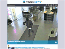 Tablet Screenshot of polizeinews.ch