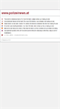 Mobile Screenshot of polizeinews.at